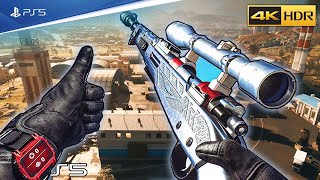 Call of Duty Warzone Solo Aggressive Gameplay Playstation 5 4K HDR  No Commentary [upl. by Ennoitna]