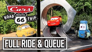 Cars Road Trip FULL NEW RIDE POV  Walt Disney Studios Paris [upl. by Nodnalb]