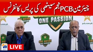 Live  Chairman PCB Najam Sethi Press Conference at Lahore [upl. by Hawkins]