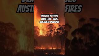 Historic Natural Disasters 2020 Australia Wildfires wildfire australianfires extremeweather [upl. by Bobette369]