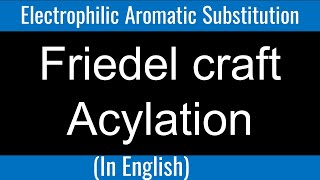 Friedel Craft Acylation with Acid and Anhydride I Electrophilic Aromatic substitution I Benzene [upl. by Ardnaiek]