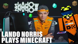 LANDO NORRIS PLAYS MINECRAFT [upl. by Lirret]