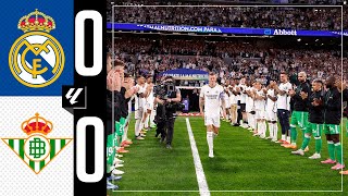 Real Madrid 00 Real Betis  Highlights  LaLiga 202324 [upl. by Mharg]