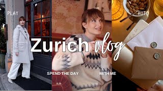 MINIMLALIST IN SWITZERLND FESTIVE SHOPPING AND CHRISTMAS MARKET IN ZURICH [upl. by Mintun]