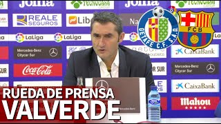 Getafe 0 Barcelona 2  Valverde habla de la situación de Dembelé  Diario AS [upl. by Sualakcin137]