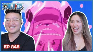 CANDYMAN CHOPPER AND BROOK LICK 🍭👅  One Piece Episode 848 Couples Reaction amp Discussion [upl. by Pooley]