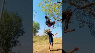 D b L b a c k😱🤯viralvideo flip youtubeshorts acrobatics stunt [upl. by Yecam]