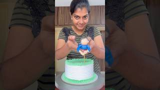 Manisha bommaya vechi oru cake🤩🔥 dhanu cake trending shorts food [upl. by Galvin]