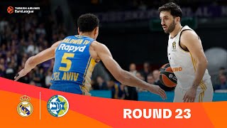 Real MadridMaccabi Playtika Tel Aviv  Round 24 Highlights  202324 Turkish Airlines EuroLeague [upl. by Kallista452]