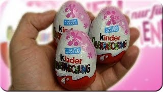 Kinder Überraschung 3 Üeier Unboxing Mädchen [upl. by Gamber]