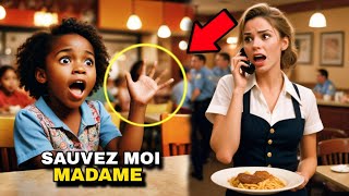 Le signal de cette fille Noir dans le Restaurant a poussé la Serveuse Blanche à appeler la Police [upl. by Converse]