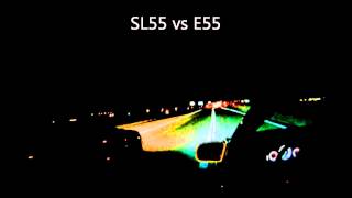 E55 AMG vs E55 AMG vs SL55 AMG [upl. by Reyna248]