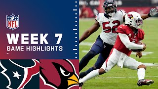 Texans vs Cardinals Week 7 Highlights  NFL 2021 [upl. by Aisyat]