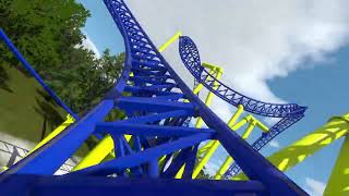 Bad Impulse from KnoebelsAmusementResort recreation from a year ago knoebels nolimits2 [upl. by Keram379]