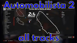 Automobilista 2 all tracks December 2023 AMS 2 track list [upl. by Daggna334]