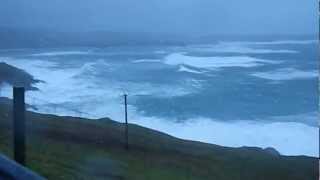 Shetland Storm December 2012 [upl. by Ecidna]