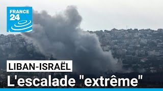 Entre le Liban et Israël lescalade quotextrêmequot • FRANCE 24 [upl. by Alicia212]