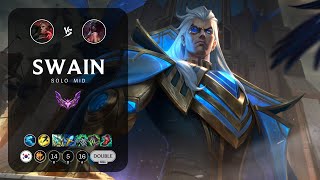 Swain Mid vs Akali  KR Master Patch 1323 [upl. by Marl752]