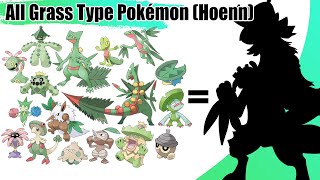 All Grass Type Pokémon Fusion Gen 3 Hoenn  All Tree  Flower  Mushroom Fusions  Max S [upl. by Maribel947]