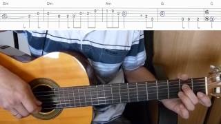 Memory Midnight  musical Cats  Easy Guitar melody tutorial  TAB Guitar lesson [upl. by Arrec]