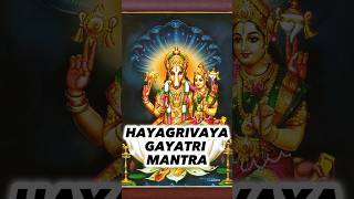 Hayagriva Gayatri Mantra  Hayagriva Gayatri Mantra 108 times  shorts hayagriva mantra [upl. by Philipp]