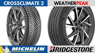 Michelin CrossClimate 2 vs Bridgestone WeatherPeak [upl. by Grefer]