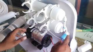 Ro installation water filter asembal kese kre आरो फिल्टर कैसे तैयार होता है [upl. by Lesna61]