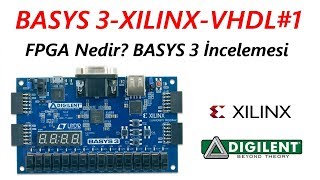 BASYS 3XILINXVHDL1 FPGA Nedir BASYS 3 İncelemesi [upl. by Breh]