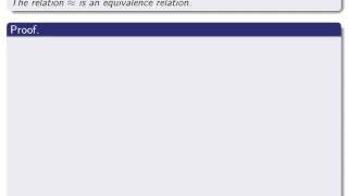 Section 51 part 4 Cardinality as an equivalence relation [upl. by Piane]