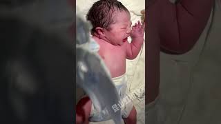 New baby born in favour for crying  shortvideo shorts trending viralvideo twitch newbaby [upl. by Noivad906]