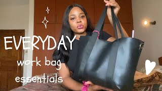 WHAT’S IN MY EVERYDAY WORK BAG  essentials you need in your purse in 2024 [upl. by Raila472]