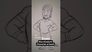 Eben Etzebeth Springbok Rugby character artwork [upl. by Villada771]