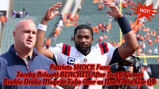 Patriots’ Jacoby Brissett Shares Emotional Response to Benching [upl. by Leumel]