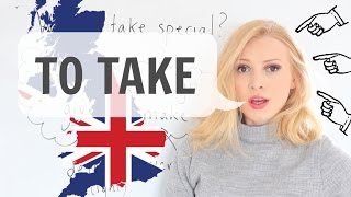 How to use to take  Learn English with Lucy [upl. by Jonette]