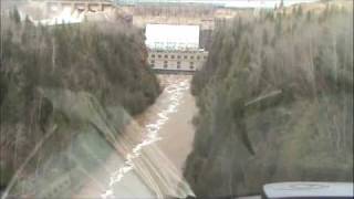 Abitibi Canyon Dam from Helicopter [upl. by Urian]