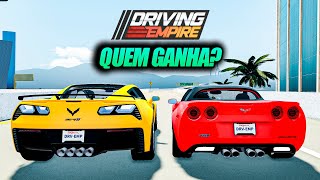 RACHA DOS CORVETTE A MAIOR ATUALIZAÇÃO do DRIVING EMPIRE  ROBLOX [upl. by Kcirderf]