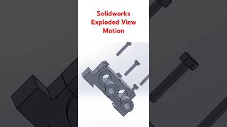 Solidworks Exploded View Assembly cad solidworks motion 3d anime [upl. by Januisz]