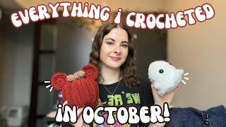 everything i crocheted in OCTOBER [upl. by Seen416]