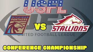 UFL Playoffs Michigan Panthers vs Birmingham Stallions [upl. by Meill]