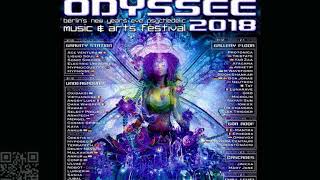 Psytrance YAR ZAA Live set Odyssee 2018 [upl. by Derick]