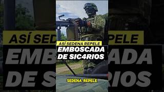 😱 ¡Así Repelen la EMBOSCADA los SOLDADOS MEXICANOS 😱 “De Sicarios”🇲🇽☠️shorts mexico military [upl. by Suivatram]