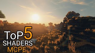 TOP 5 Shaders Ultra Realistas para Minecraft PE 118 [upl. by Karon]