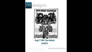 MTV Debut Aug 1 1981 [upl. by Gaston]