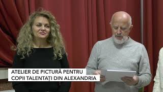 ATELIER DE PICTURĂ PENTRU COPII TALENTAȚI DIN ALEXANDRIA [upl. by Gunilla]