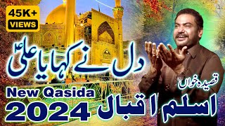 aslam iqbal new qasida 2024 dil ne kaha ta ali sms5 tv [upl. by Rudyard]