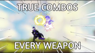 TRUE COMBOS ON EVERY BRAWLHALLA WEAPON [upl. by Modesta166]