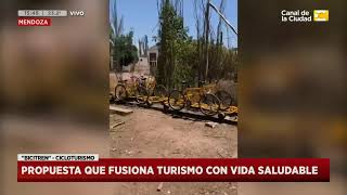 Cicloturismo Conocemos de que trata Bicitren Chacras de Coria a Maipú en Hoy Nos Toca [upl. by Ocirled]