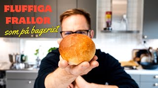 FLUFFIGA FRASIGA FRALLOR  Bagarens recept  Lätt göra hemma [upl. by Cumings]