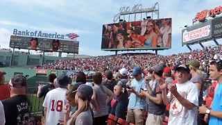 Boston Red Sox 8thinning Break quotSweet Carolinequot July20 2014 Fenway Park [upl. by Alled]