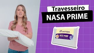 Travesseiro Nasa Prime Espuma Viscoelástico Anatômico  BF Colchões [upl. by Ais]